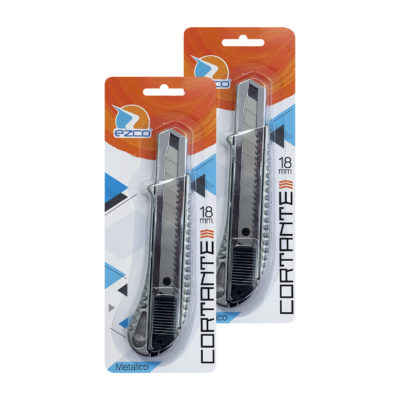 (139089) CUTTER EZCO METAL GRANDE 18 MM - LIBRERIA VARIOS - CORTE