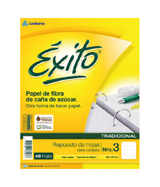 (143023) REP. EXITO X 48 CUADRICULADO - REPUESTOS - REPUESTOS LEDESMA