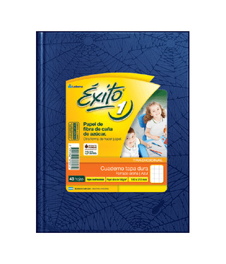 (143062) CUAD. EXITO 48 AZUL CUADRO - CUADERNOS - CUADERNOS LEDESMA