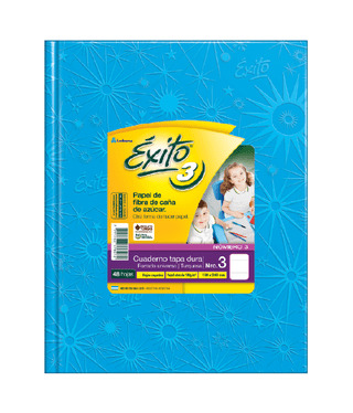 (143111) CUAD. EXITO N*3 UNIV X 48 CELESTE - CUADERNOS - CUADERNOS LEDESMA