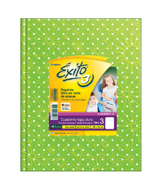 (143133) CUAD. EXITO N*3 LUNAR X 48 VER MANZ - CUADERNOS - CUADERNOS LEDESMA