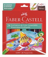 (145029) PINTURITAS FABER ACUARELABLE X 24 - ESCRITURA - PINTURITAS