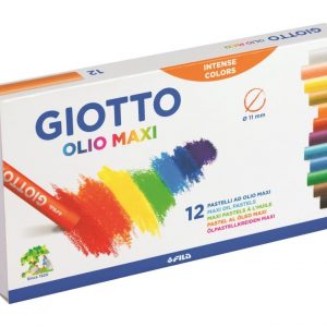 (148041) OLEO PASTEL GIOTTO X 12 - LIBRERIA ESCOLAR - PINTURAS
