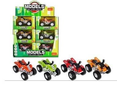 (1942988) CUATRICI.MINI PULL-BACK ROMANO 2988 - JUGUETERIA IMPORTADO - ROMANO HERMANOS