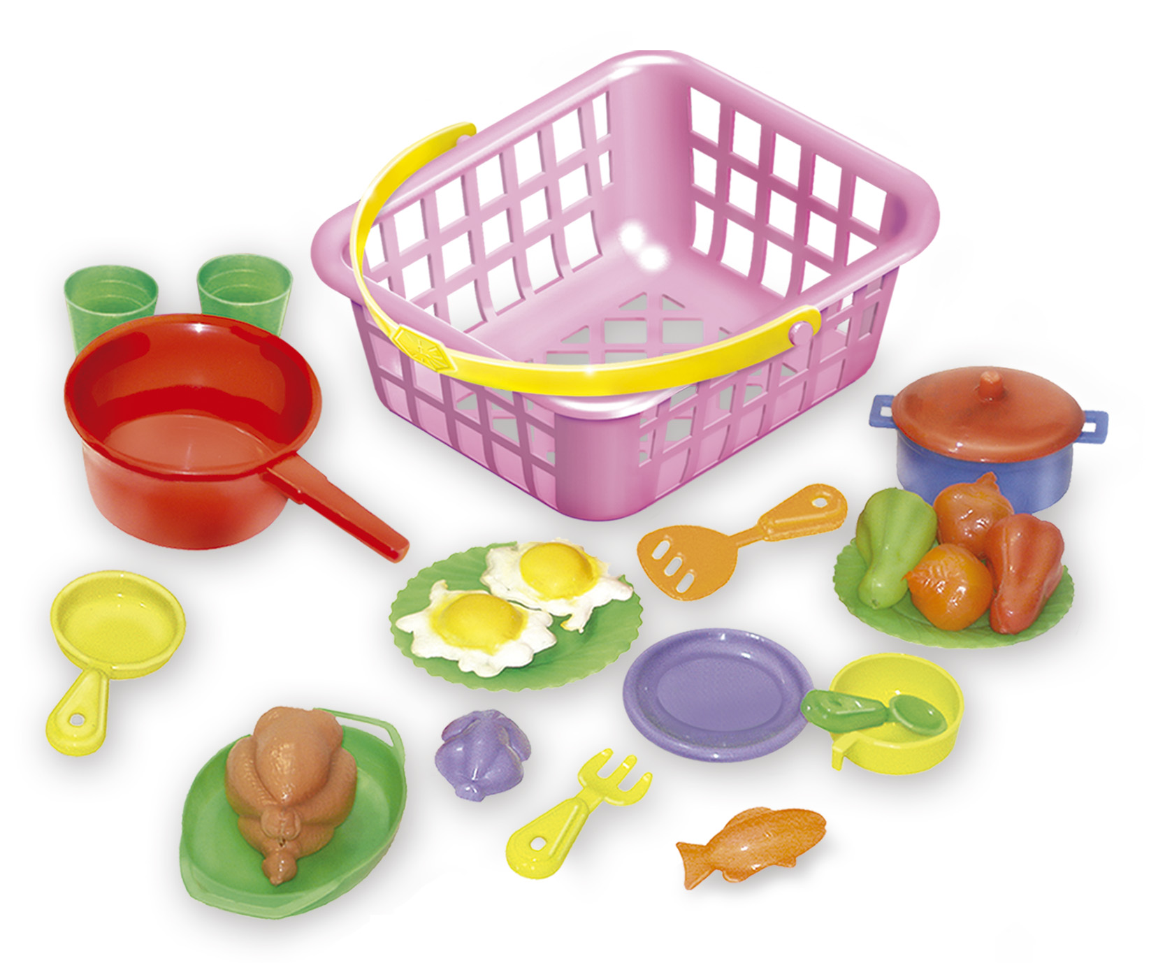 (5011530) CANASTO CON COMIDA LUNI 1530 - JUGUETERIA NACIONAL - LUNA PLAST