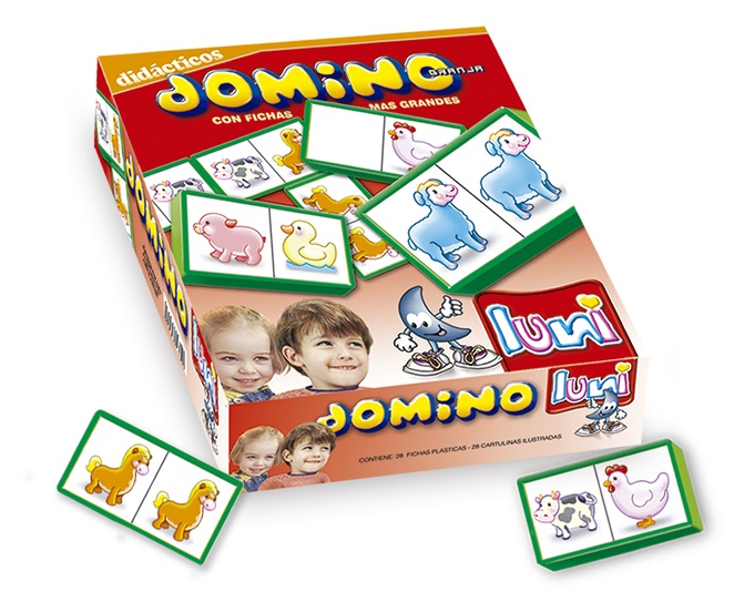 (5019404) DOMINO LUNI 9404 - JUGUETERIA NACIONAL - LUNA PLAST