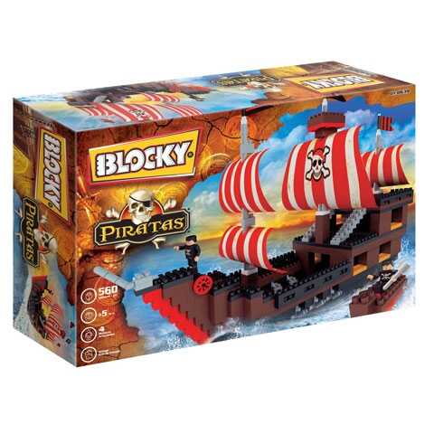 (5040639) BLOCKY BARCO PIRATA 290 PSC 0639 - JUGUETERIA CREATIVO - DIMARE
