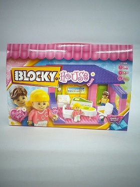 (5040640) BLOCKY HOUSE LIVING 80 PCS 0640 - JUGUETERIA CREATIVO - DIMARE