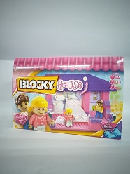 (5040641) BLOCKY HOUSE DORMITORIO 80 PCS 0641 - JUGUETERIA CREATIVO - DIMARE