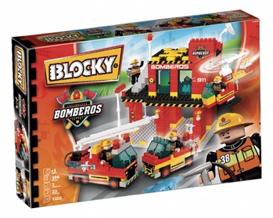 (5040652) BLOCKY BOMBEROS 3 0652 - JUGUETERIA CREATIVO - DIMARE
