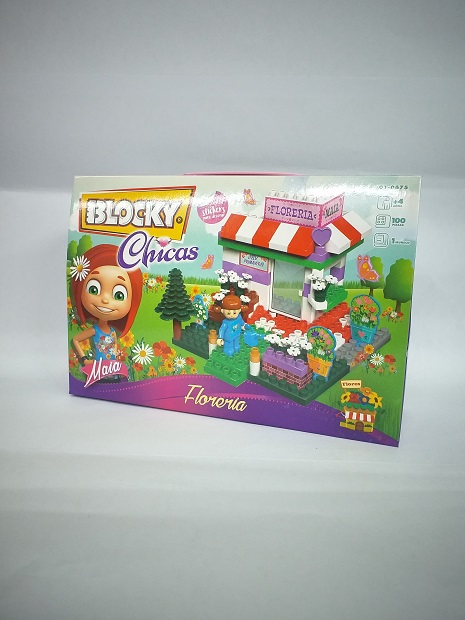 (5040675) BLOCKY CHICAS FLORERIA 100 PCS 675 - JUGUETERIA CREATIVO - DIMARE