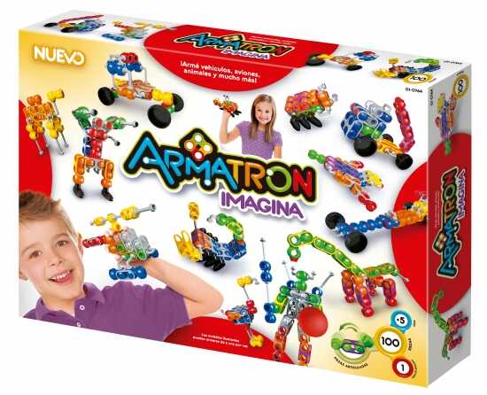 (5040764) ARMATRON IMAGINA 100 PCS 01-0764 - JUGUETERIA CREATIVO - DIMARE