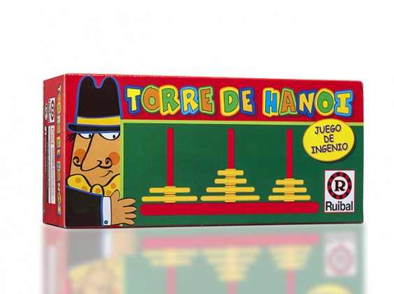 (5091244) JUEGO LA TORRE DE HANOI RUIBAL 1244 - JUGUETERIA JUEGOS - RUIBAL