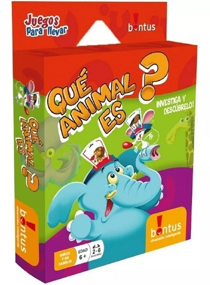 (514529) JUEGO BONTUS QUE ANIMAL ES? - JUGUETERIA JUEGOS - BONTUS