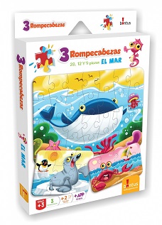 (514726) JUEGO BONTUS PUZLE EL MAR - JUGUETERIA JUEGOS - BONTUS