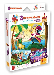 (514728) JUEGO BONTUS PUZLE MUNDO DE CUENTOS - JUGUETERIA JUEGOS - BONTUS