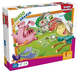 (514751) JUEGO BONTUS BINGO EN LA GRANJA - JUGUETERIA JUEGOS - BONTUS