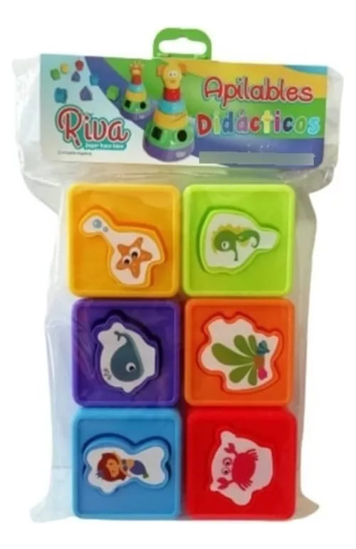(518111) CUBO ENCASTRE BOLSA RIVAPLAST 111 - JUGUETERIA IMPORTADO - RIVAPLAST