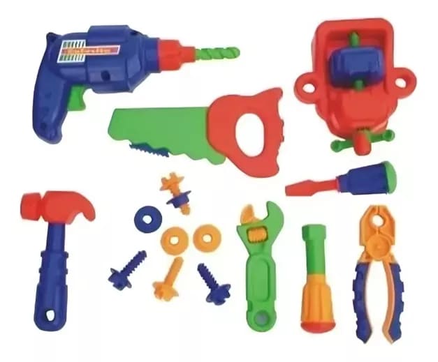 (518457) SET HERRAMI.COMPLETO RIVAPLAST 457 - JUGUETERIA IMPORTADO - RIVAPLAST