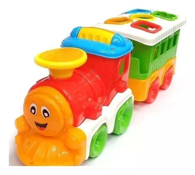 (518711) PEQUEÑO TREN C/VAGON DIDÁC RIVA 711 - JUGUETERIA IMPORTADO - RIVAPLAST