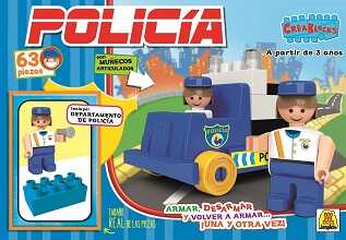 (521173) CREABLOCKS POLICIA IMPLAS 173 - JUGUETERIA JUEGOS - IMPLAS