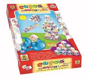 (521196) CUBOS NUMRICOS IMPLAS 196 - JUGUETERIA JUEGOS - IMPLAS