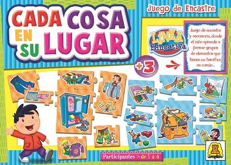 (521243) CADA COSA EN SU LUGAR IMPLAS 243 - JUGUETERIA JUEGOS - IMPLAS