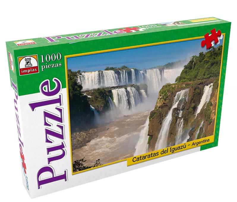 (521277) CATARATAS IGUAZU 1000 IMPLAS 277 - JUGUETERIA JUEGOS - IMPLAS