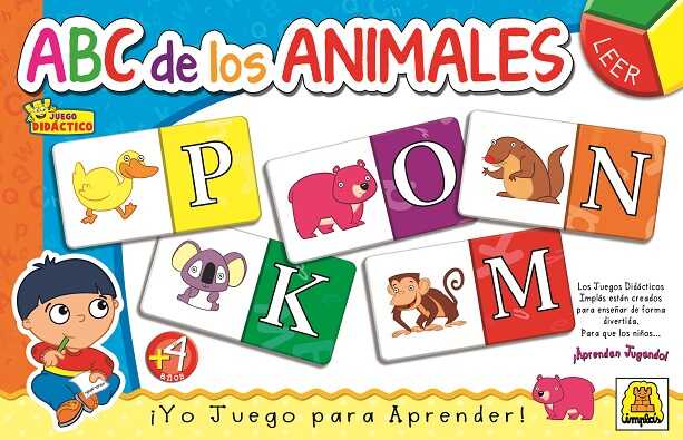 (521313) ABC DE LOS ANIMALES IMPLAS 313 - JUGUETERIA JUEGOS - IMPLAS