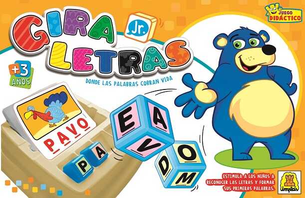 (521411) GIRA LETRAS JUNIOR IMPLAS 411 - JUGUETERIA JUEGOS - IMPLAS