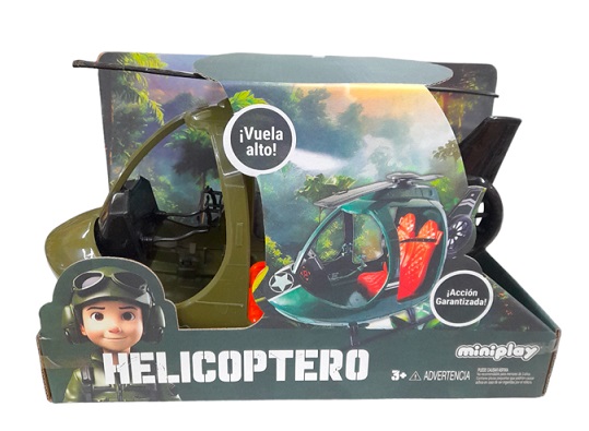 (522761) HELICOPTERO MINI PLAY GUERRA 761 - JUGUETERIA NACIONAL - MINI PLAY