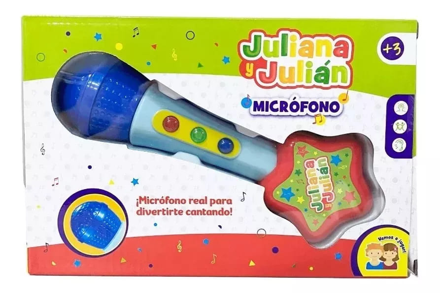 (523019JYJ) JULIANA Y JULIAN MICROFONO 019 - JUGUETERIA NACIONAL - JULIANA