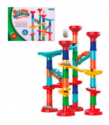 (5332738) ROLLING MARBLES 50 DITOYS 2738 - JUGUETERIA IMPORTADO - DITOYS