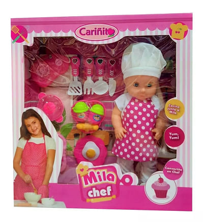 (538923) MU�ECA MILA CHEF CARI�ITO 923 - JUGUETERIA MU�ECAS - JUGUETECH