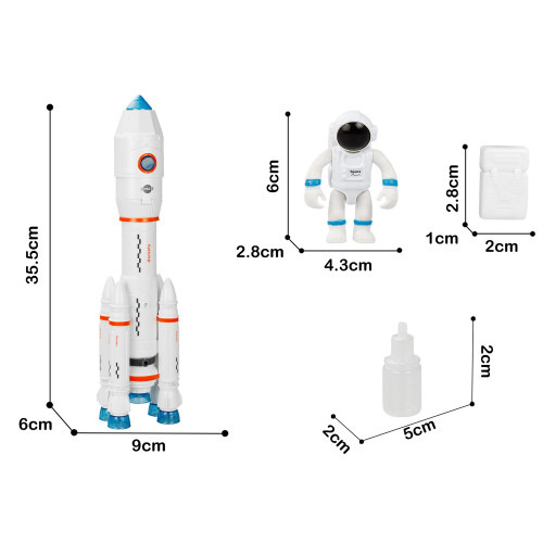 (580CO10) COHETE ASTRONAUTA *360* CO10 - JUGUETERIA IMPORTADO - GRUPO 360