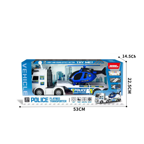 (580TA02) CAMION MOSQUITO POLICIA GR360 TA02 - JUGUETERIA IMPORTADO - GRUPO 360